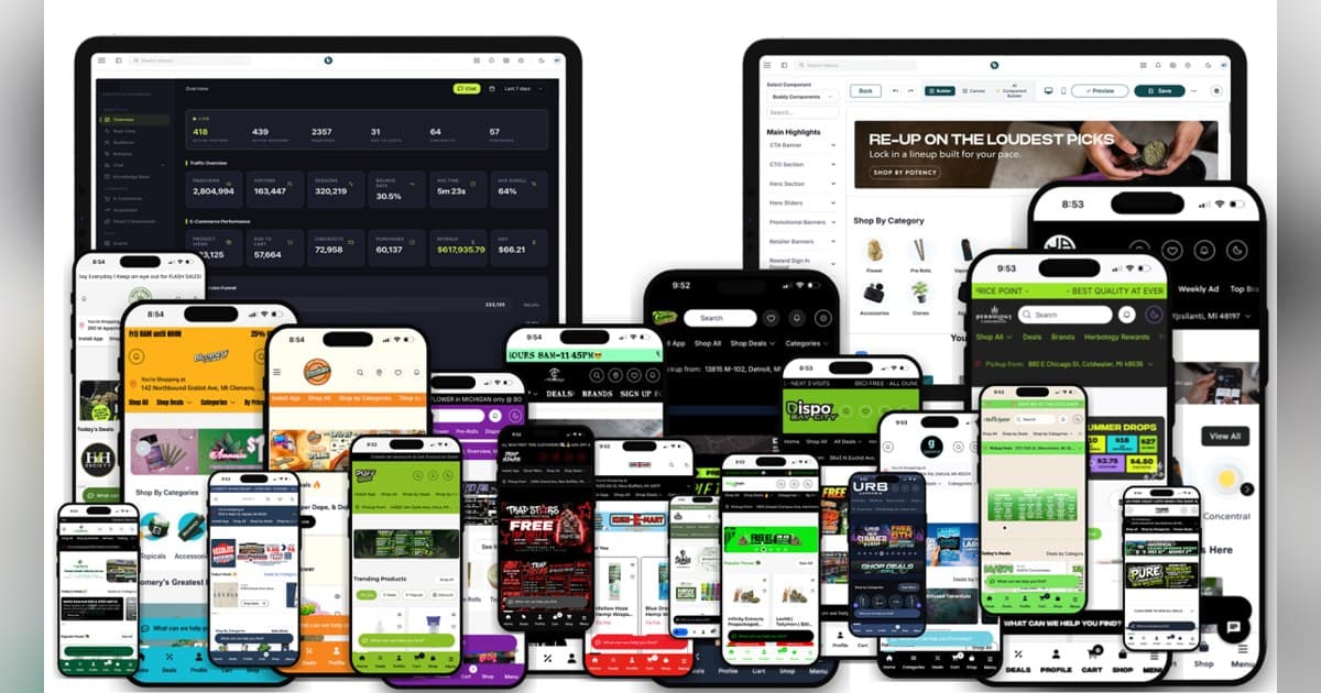 Buddy Dispensary Ecommerce Platform Hits 300+ Stores, Extends POSaBIT Pay to Online Checkout