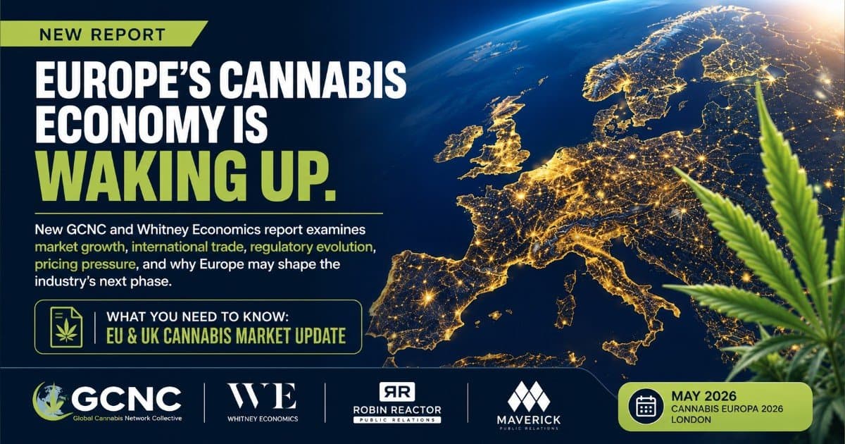 Europe's Cannabis Industry Enters Major Growth Phase, New Report Reveals